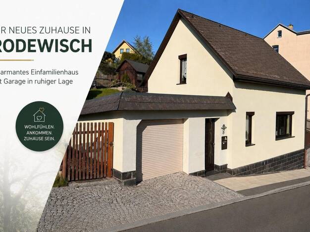 Einfamilienhaus zum Kauf provisionsfrei 79.000 € 2 Zimmer 90 m² 399 m² Grundstück Burgstraße 8 08228 Rodewisch 08228