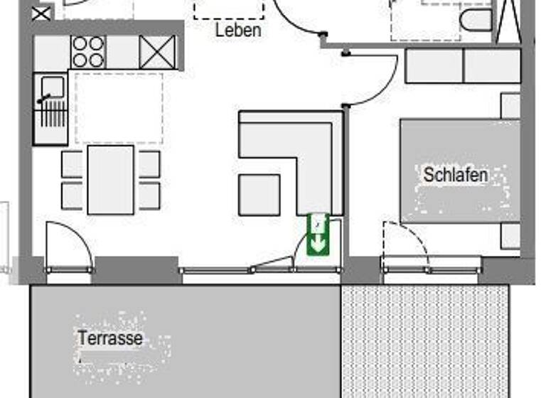 Wohnung zur Miete 700 € 2 Zimmer 56,1 m²<br/>Wohnfläche Eutritzsch Leipzig 04129