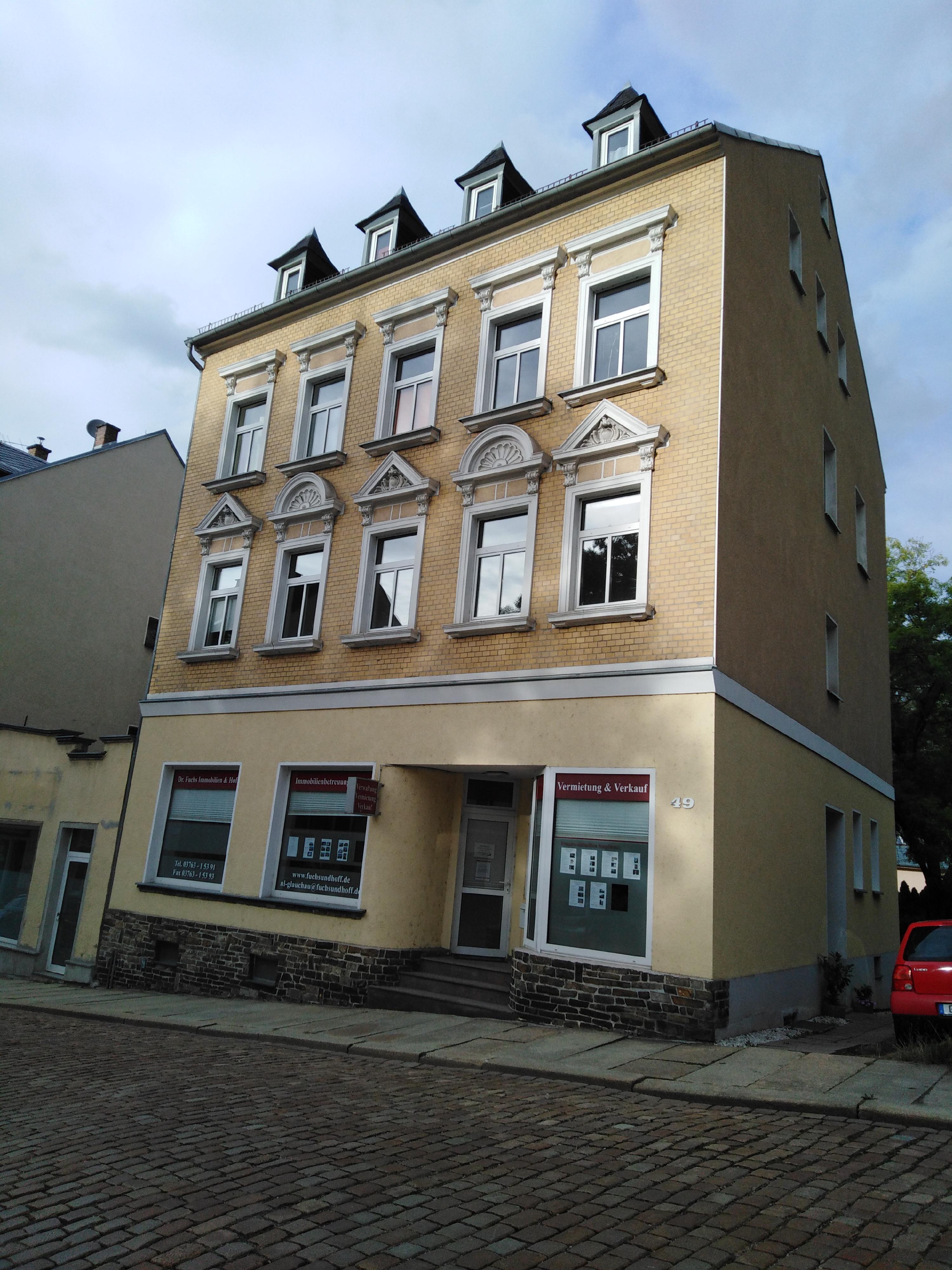 Wohnung zur Miete 400 € 2 Zimmer 64 m²<br/>Wohnfläche Leipziger Straße 49 Glauchau Glauchau 08371