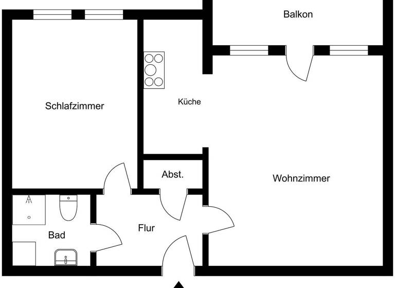 Wohnung zum Kauf 175.000 € 2 Zimmer 50 m² 2. Geschoss frei ab 01.03.2026 Reppenstedt 21391