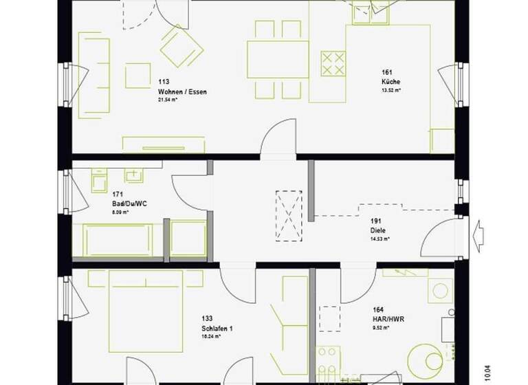 Bungalow zum Kauf - Erstbezug provisionsfrei 260.200 € 2 Zimmer 80 m² 500 m² Grundstück Schwarzenberg 08340
