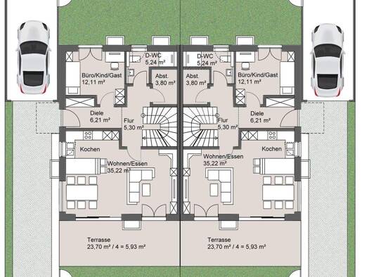 Doppelhaushälfte zur Miete 1.650 € 5 Zimmer 141,7 m² 339 m² Grundstück frei ab 01.03.2026 Prälat-Friemel-Straße 12 Töging Töging a.Inn 84513