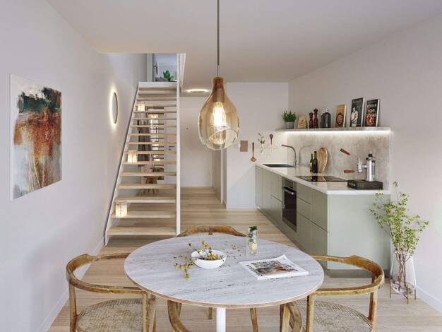 Maisonette zum Kauf - Erstbezug provisionsfrei 955.000 € 3 Zimmer 69,1 m² 1. Geschoss Leonrodstraße 11 Neuhausen-Nymphenburg München 80634