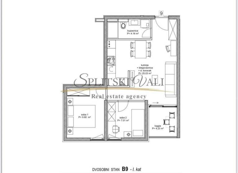 Wohnung zum Kauf 295.000 € 51 m² Split