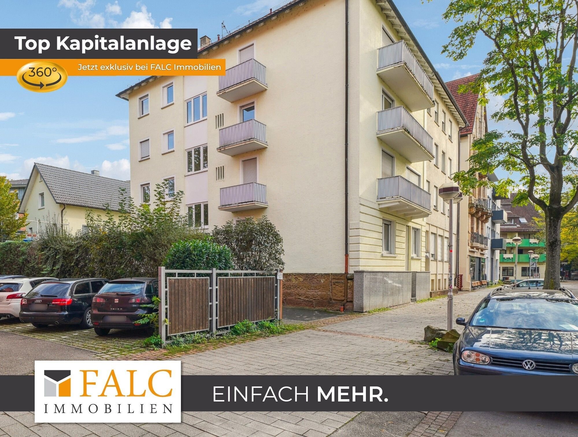 Mehrfamilienhaus zum Kauf 1.190.000 € 18 Zimmer 475,3 m²<br/>Wohnfläche 305 m²<br/>Grundstück Roßkampffstrasse 8 Bahnhofsvorstadt Heilbronn 74072