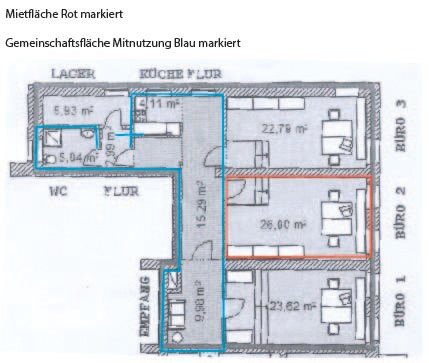 Bürofläche zur Miete provisionsfrei 790 € 26 m²<br/>Bürofläche Karl-Marx-Allee Friedrichshain Berlin 10243