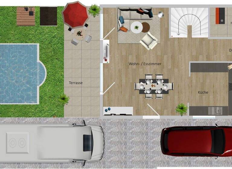 Doppelhaushälfte zum Kauf 649.000 € 5,5 Zimmer 158,9 m² 400 m² Grundstück Rotäcker xx Waldprechtsweier Malsch 76316