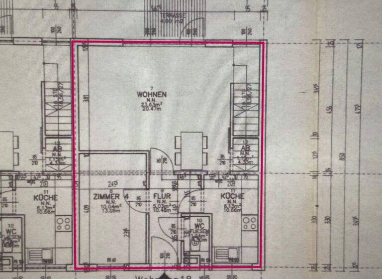 Reihenmittelhaus zur Miete 1.400 € 5 Zimmer 92,9 m² 150 m² Grundstück Rüsselsheim 65428