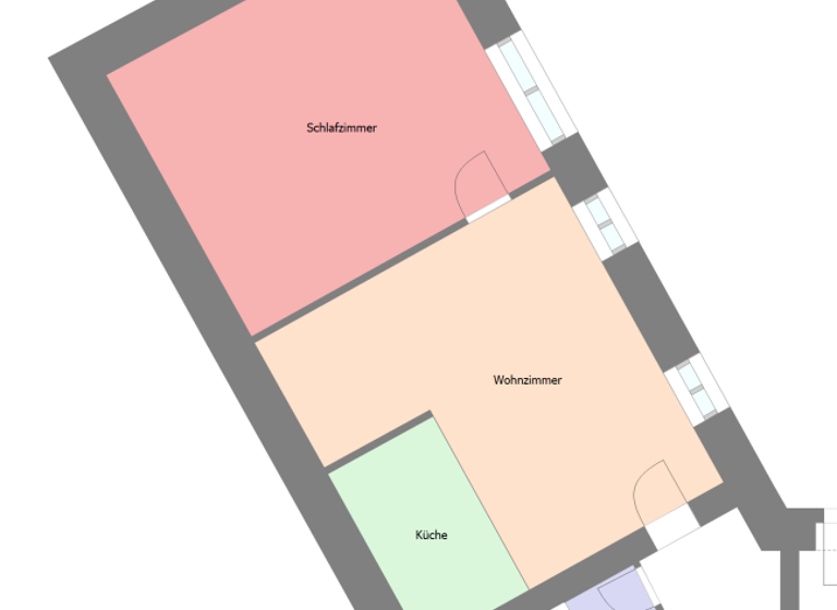 Wohnung zur Miete 420 € 2 Zimmer 83,3 m² EG Zittau 02763