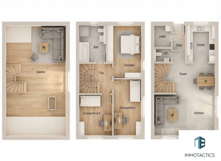 Reihenmittelhaus zum Kauf - Erstbezug provisionsfrei 453.000 € 5 Zimmer 132 m² 125 m² Grundstück Siefersheim 55599