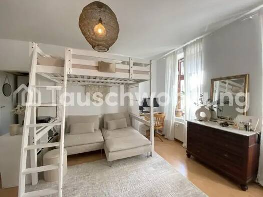 Studio zur Miete Tauschwohnung 296 € 1 Zimmer 40 m² 2. Geschoss Südvorstadt Leipzig 04275