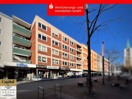 Wohnung zum Kauf 125.000 € 4 Zimmer 81 m² 3. Geschoss frei ab sofort Altstadt Gelsenkirchen 45879