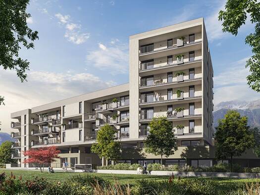 Wohnung zum Kauf - Neubau provisionsfrei 710.000 € 4 Zimmer 82,5 m² 2. Geschoss Egerdachstraße Pradl Innsbruck 6020