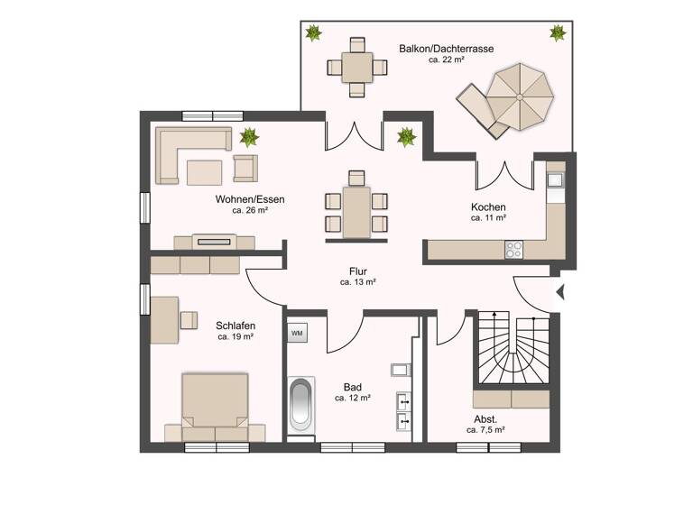 Maisonette zur Miete 1.490 € 4 Zimmer 142 m² frei ab 01.09.2026 Bad Düben 04849