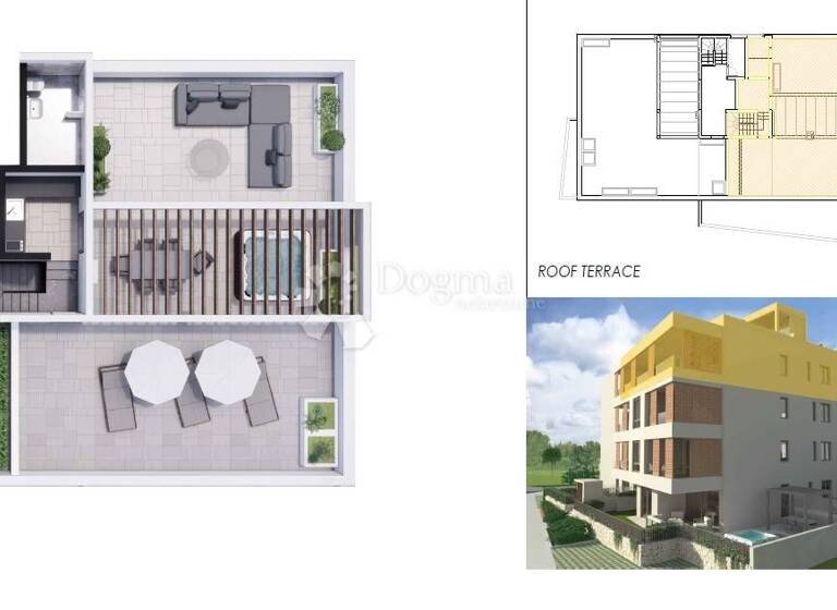 Wohnung zum Kauf 850.000 € 4 Zimmer 185 m² 3. Geschoss Diklo - Puntamika