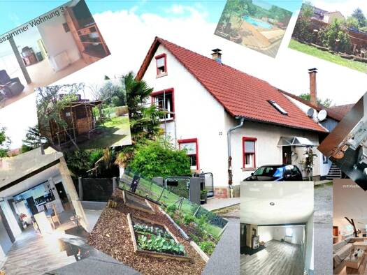 Mehrfamilienhaus zum Kauf provisionsfrei 599.000 € 9 Zimmer 342 m² 1.799 m² Grundstück Stadtgebiet Lichtenau 77839