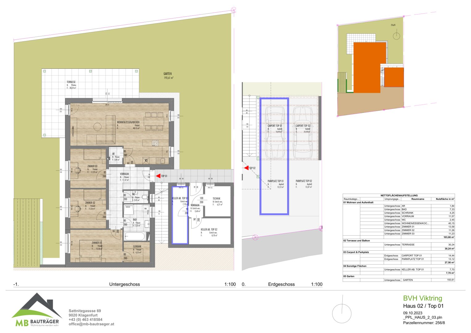 Haus zum Kauf 566.000 € 103,7 m²<br/>Wohnfläche Viktring Klagenfurt,13.Bez.:Viktring 9073