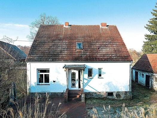 Einfamilienhaus zum Kauf 35.000 € 1 Zimmer 120 m² 3.867 m² Grundstück Dorfstraße 17 Klein Raden 18249