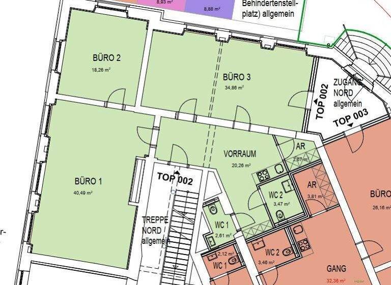 Bürofläche zur Miete 1.594 € 3 Zimmer Frühlingstraße 11 Dornbirn 6850