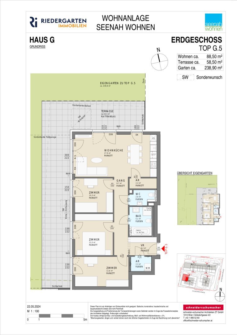 Wohnung zum Kauf 445.000 € 4 Zimmer 88,8 m²<br/>Wohnfläche EG<br/>Geschoss Kohldorfer Straße 96 St. Martin Klagenfurt am Wörthersee 9020