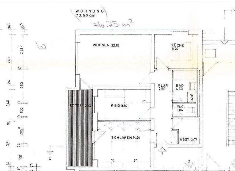 Wohnung zum Kauf als Kapitalanlage geeignet 229.000 € 3 Zimmer 76,3 m² Herzog-Otto-Straße 2 Trostberg 83308