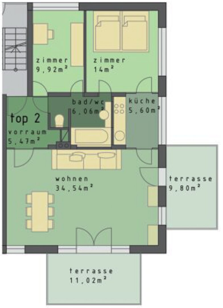 Wohnung zum Kauf 448.000 € 3,5 Zimmer EG<br/>Geschoss Innsbruck Innsbruck 6020