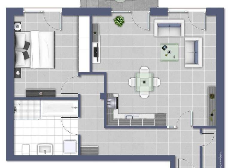 Wohnung zur Miete - Erstbezug 1.260 € 2 Zimmer 76,4 m² Landsberg Landsberg am Lech 86899