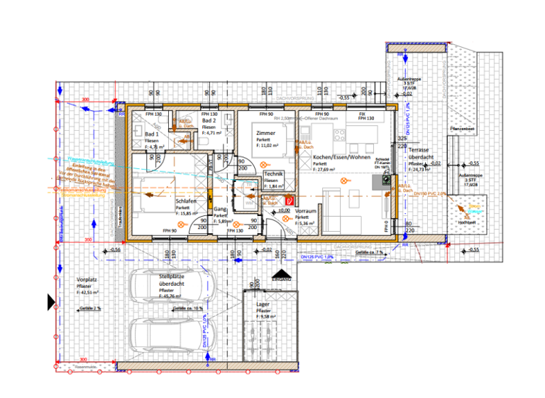 Haus zum Kauf - Erstbezug 395.000 € 3 Zimmer 77 m² 600 m² Grundstück Gillersdorf 8282