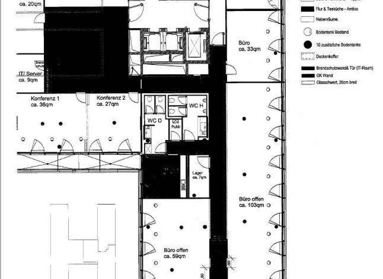 Bürofläche zur Miete provisionsfrei 18,50 € 582 m² Bürofläche teilbar ab 582 m² Hammerbrook Hamburg 20097