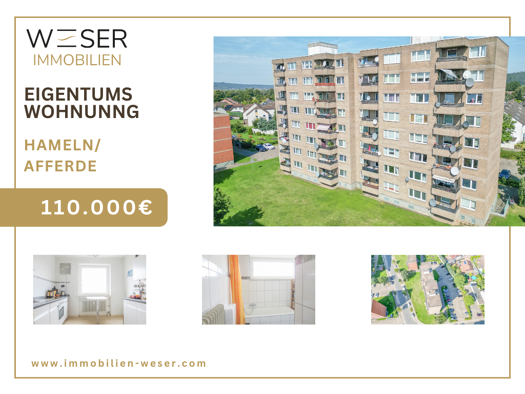 Wohnung zum Kauf 110.000 € 4 Zimmer 82 m² 4. Geschoss Afferde Hameln / Afferde 31789