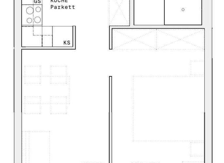 Wohnung zur Miete - Erstbezug 899 € 2 Zimmer 46 m² 11. Geschoss frei ab sofort Wien 1220