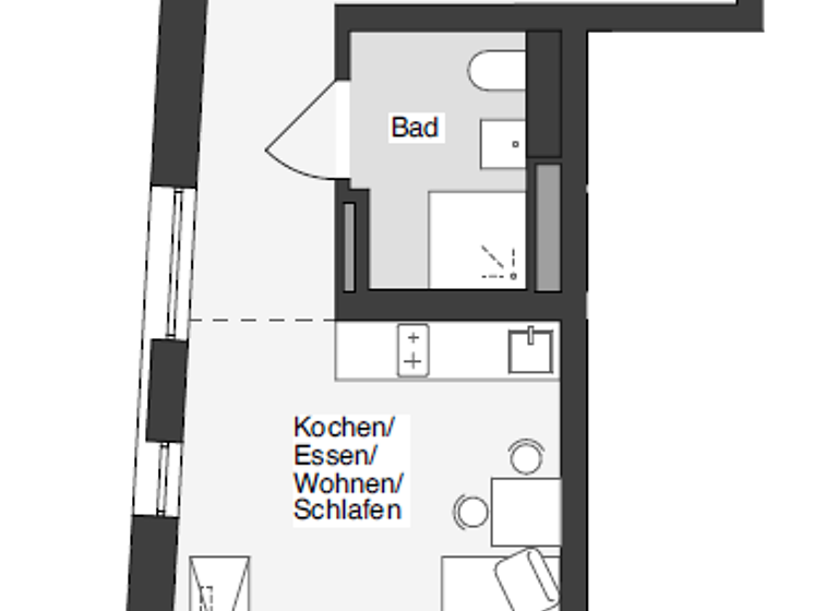 Wohnung zum Kauf provisionsfrei als Kapitalanlage geeignet 300.000 € 1 Zimmer 35 m²<br/>Wohnfläche Hindenburgstraße 22 Innenstadt Erlangen 91054