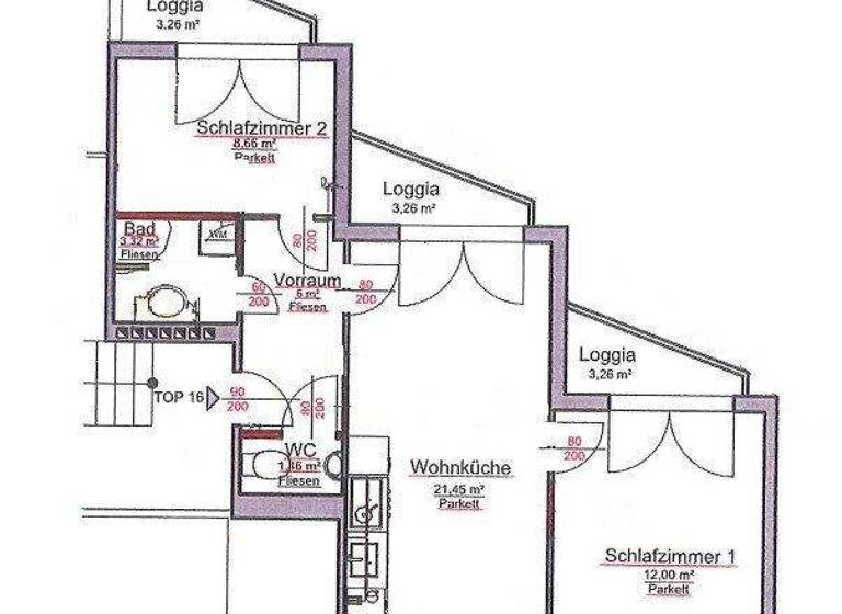 Wohnung zum Kauf 279.000 € 3 Zimmer 52,9 m² 3. Geschoss Gudrunstraße Wien,Simmering 1110