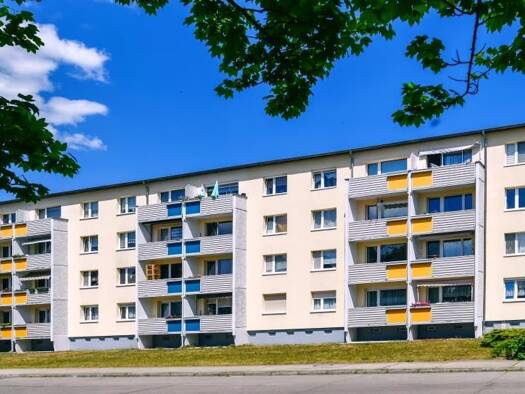 Wohnung zur Miete 253 € 2 Zimmer 48,6 m² 3. Geschoss frei ab sofort Lilienthalstraße 6 Hoyerswerda Hoyerswerda 02977