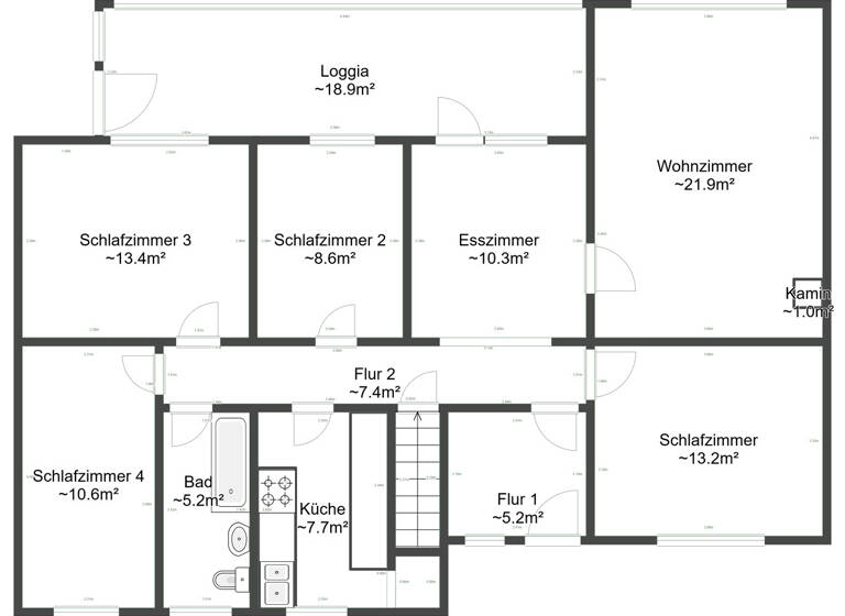 Einfamilienhaus zum Kauf 220.000 € 5 Zimmer 105 m²<br/>Wohnfläche 1.150 m²<br/>Grundstück Malchin Malchin 17139