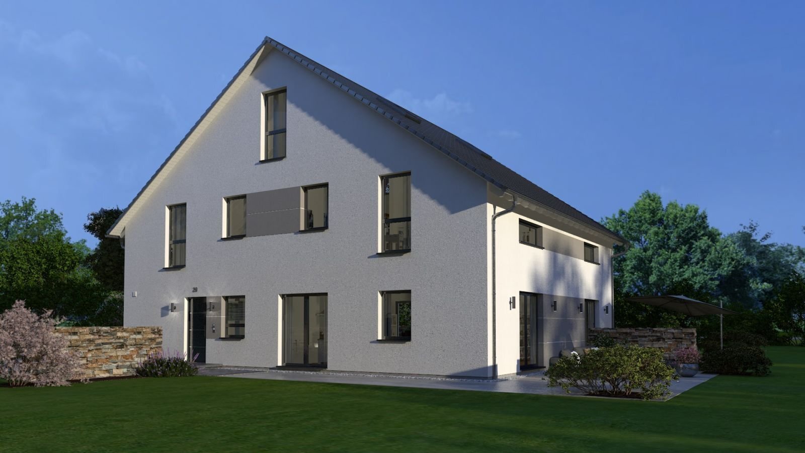 Doppelhaushälfte zum Kauf 716.400 € 5 Zimmer 193,8 m²<br/>Wohnfläche 250 m²<br/>Grundstück Forsbach Rösrath 51503