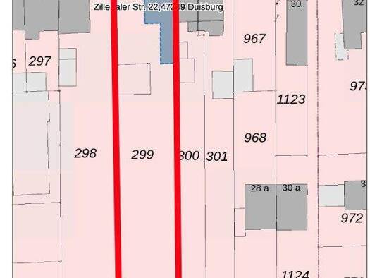 Grundstück zum Kauf 1.350.000 € 1.655 m² Grundstück Zillertaler Str. 22 Buchholz Duisburg 47259