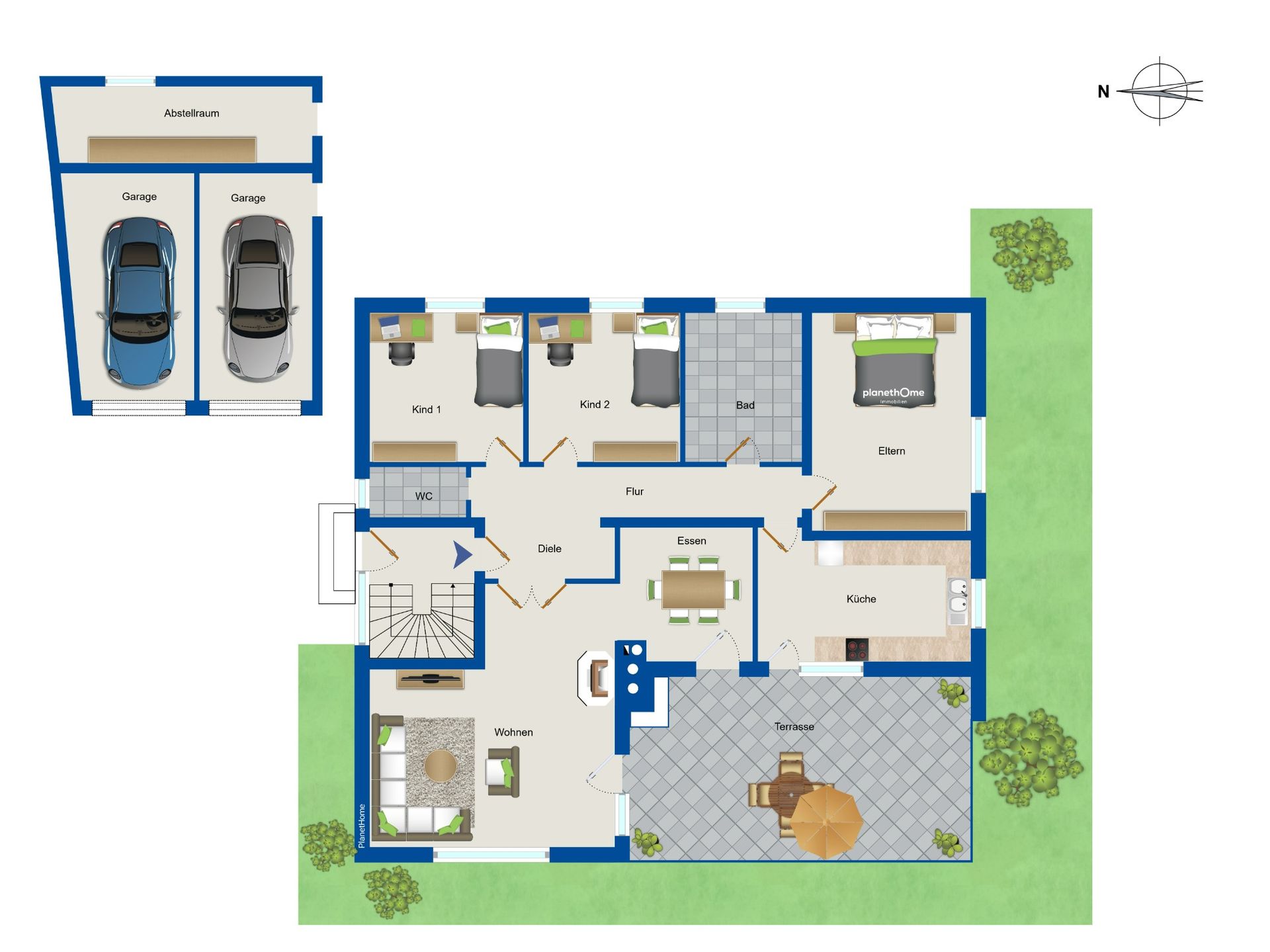 Mehrfamilienhaus zum Kauf 519.000 € 6 Zimmer 215 m²<br/>Wohnfläche 969 m²<br/>Grundstück Holzhausen Georgsmarienhütte 49124