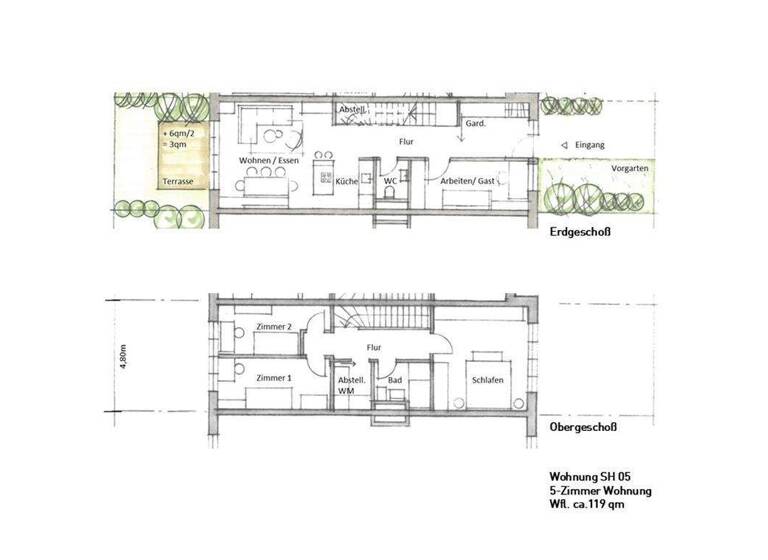 Maisonette zum Kauf provisionsfrei 589.050 € 5 Zimmer 119 m² frei ab 15.02.2028 Rotenhäuser Strasse Wilhelmsburg Hamburg 21109
