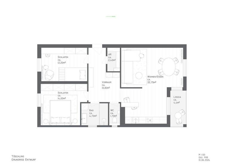Wohnung zum Kauf 479.000 € 3 Zimmer 78 m² 2. Geschoss frei ab sofort Techelsberg am Wörthersee 9212