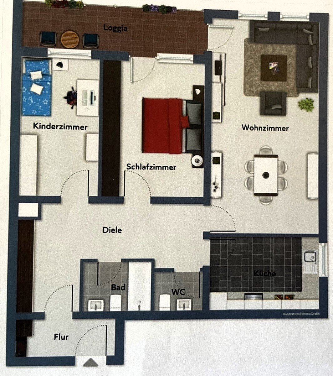 Wohnung zum Kauf 225.000 € 3 Zimmer 91 m²<br/>Wohnfläche 14.<br/>Geschoss Bischofsheim Maintal / Bischofsheim 63477