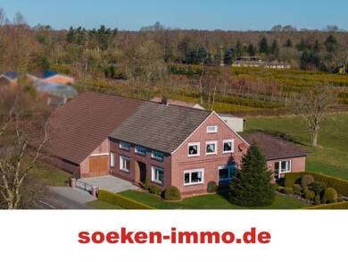 Bauernhaus zum Kauf 395.000 € 5 Zimmer 175 m² 11.388 m² Grundstück Schirum Aurich 26605