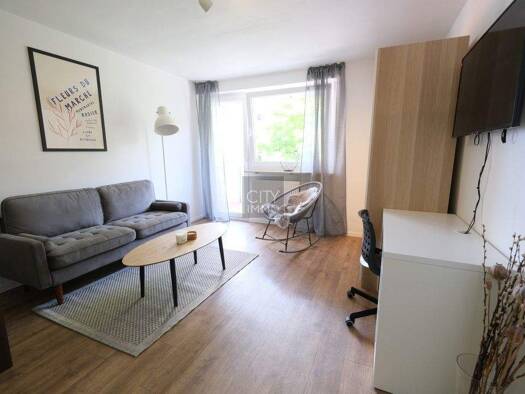 Wohnung zur Miete 695 € 1 Zimmer 28 m² 4. Geschoss frei ab 01.04.2026 Wöhrd Nürnberg 90489