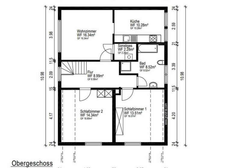 Wohnung zum Kauf provisionsfrei 215.000 € 3 Zimmer 76 m² 1. Geschoss Wulfen Dorsten 46286
