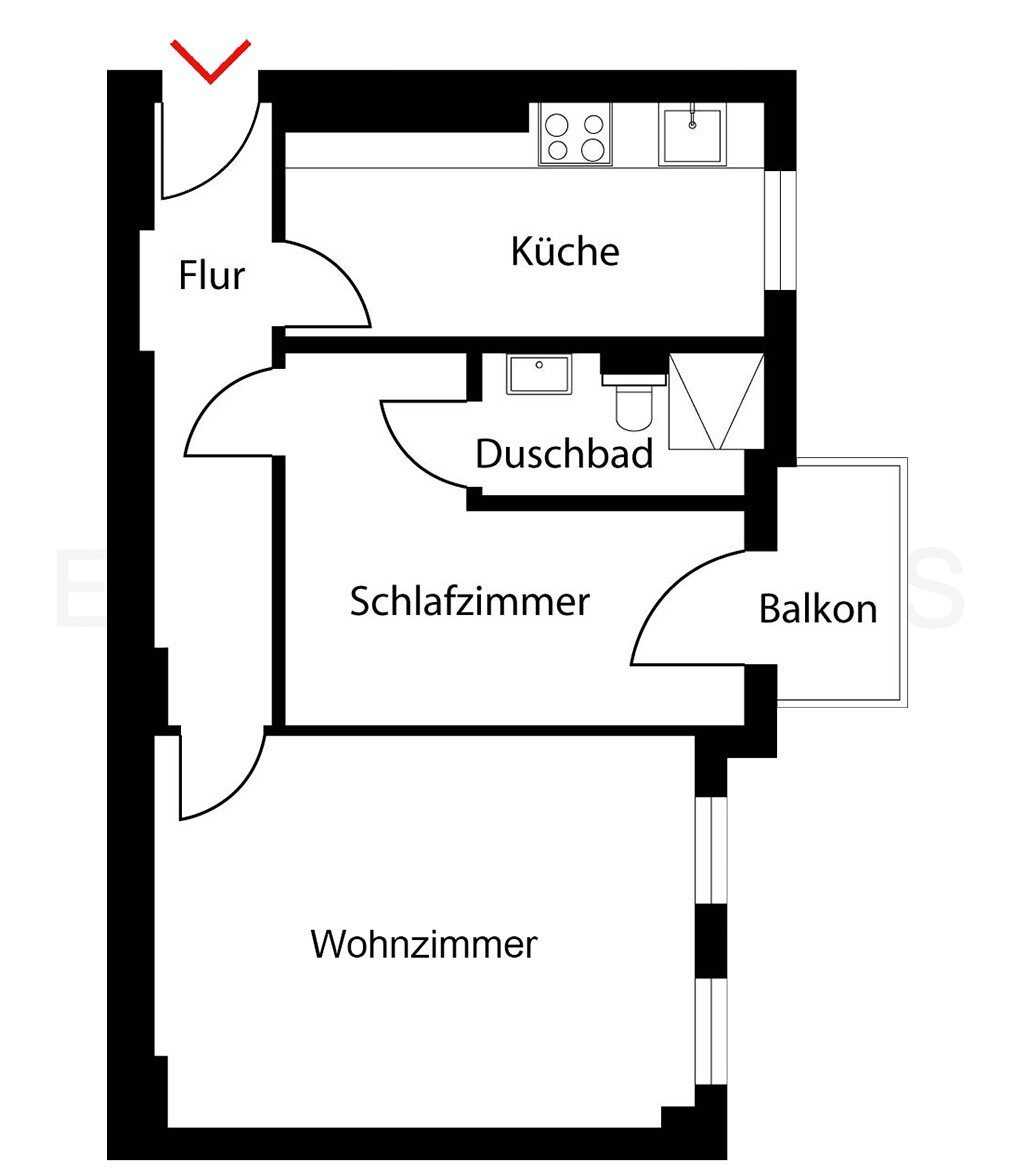 Wohnung zum Kauf 400.000 € 2 Zimmer 52 m²<br/>Wohnfläche 4.<br/>Geschoss Prenzlauer Berg Berlin 10437