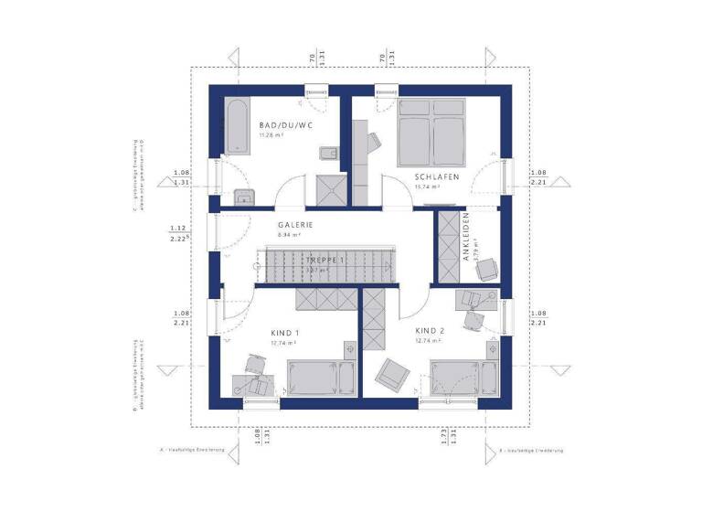 Einfamilienhaus zum Kauf 364.188 € 4 Zimmer 135 m² 630 m² Grundstück Helmstedt 38350
