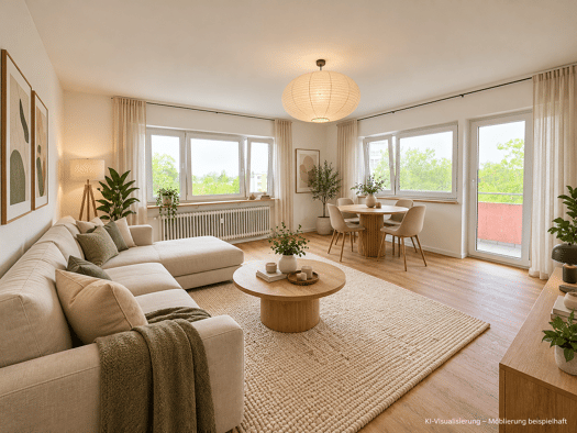Wohnung zum Kauf provisionsfrei 449.000 € 3 Zimmer 69,1 m² Geschoss 3/9 frei ab sofort Sundgauallee 21 Betzenhausen Freiburg im Breisgau 79114