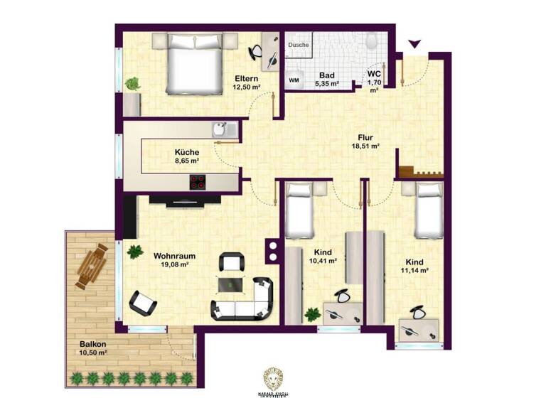 Wohnung zum Kauf 480.000 € 4 Zimmer 83,5 m² 2. Geschoss Innsbruck 6020