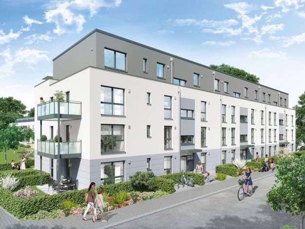 Terrassenwohnung zum Kauf - Neubau provisionsfrei 374.900 € 3 Zimmer 75 m² EG Bergheim 50129