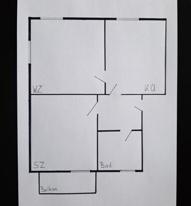 Wohnung zur Miete 520 € 2,5 Zimmer 45,6 m² frei ab 28.01.2025 Marienbader Str. 2 Hombruch Dortmund 44225